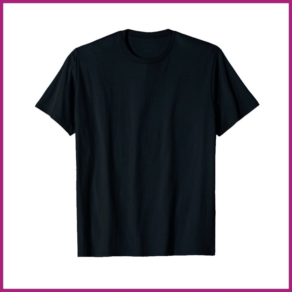 Classic Fit Cotton Polyester T-Shirt, Short Sleeve Crew Neck